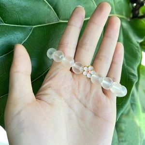 Rose quartz Gemstone Bead bracelet